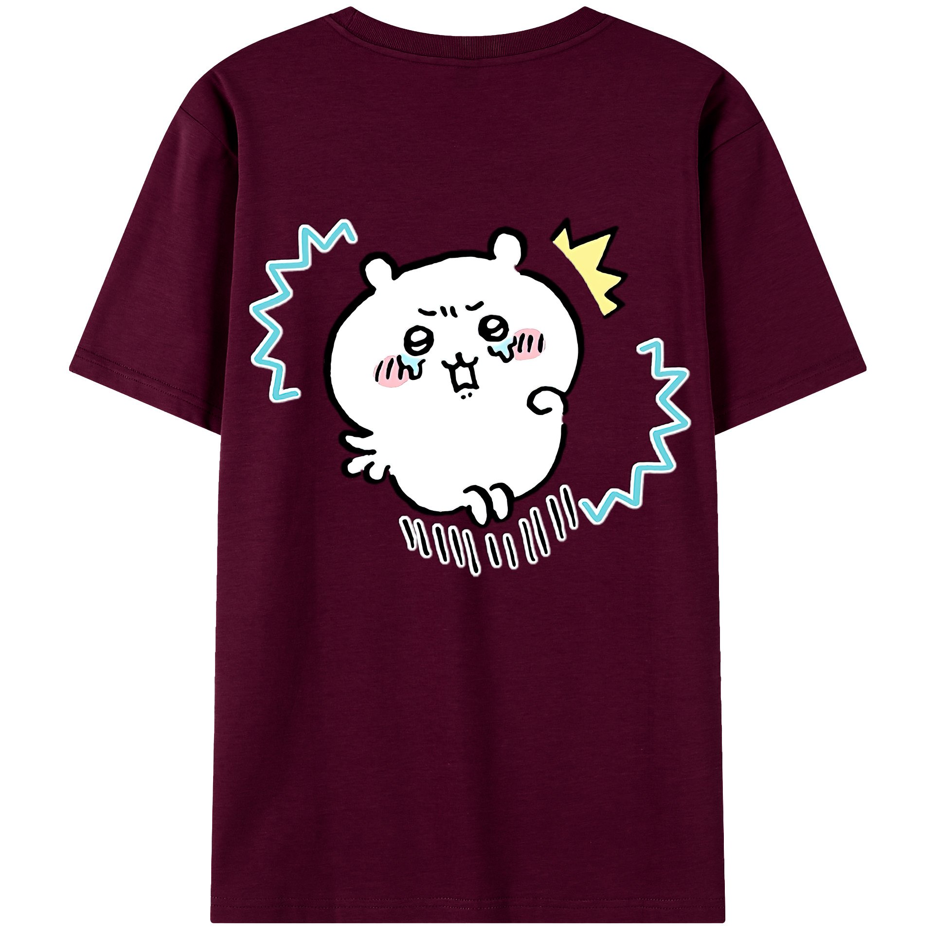 （画像用） ちいかわ ちいかわ Chii-kawa chiikawa レディース半袖Tシャツ(バックプリント)